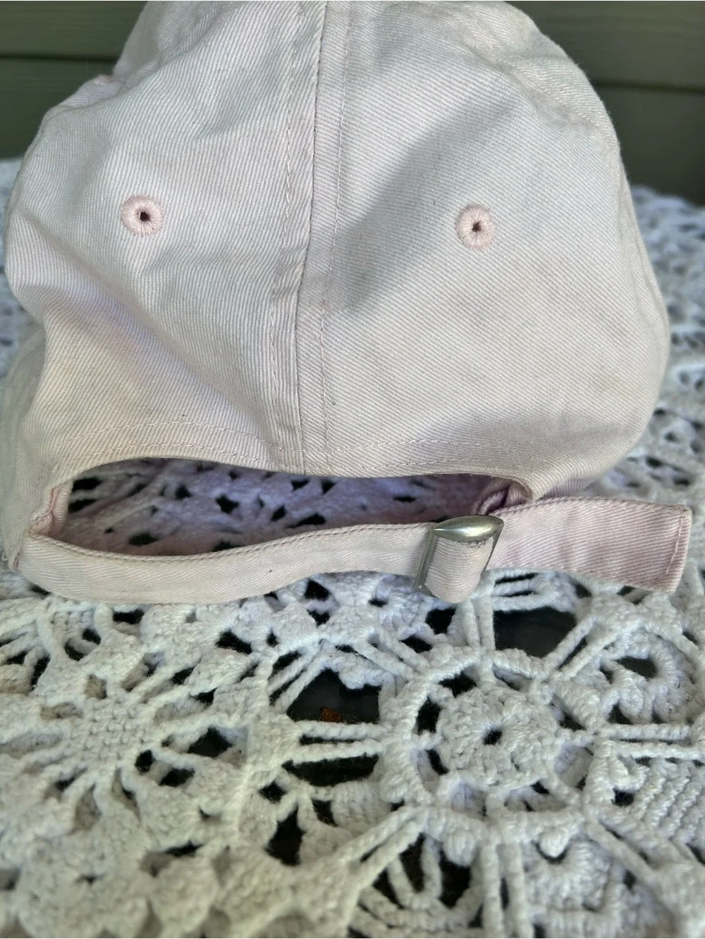 Coachella Embroidered Light Pink Baseball Cap